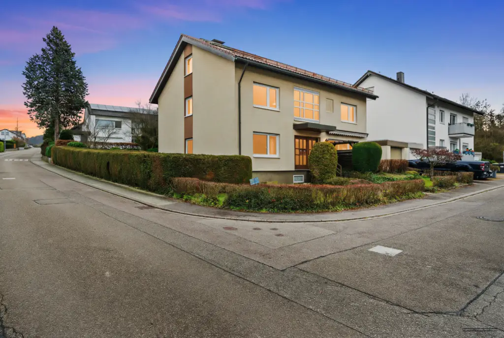 Straßenansicht | West abends