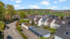 Vogelperspektive | Garage anonymisiert