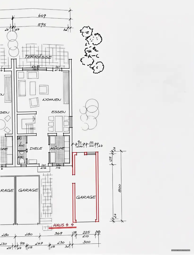 Grundriss | Garage und EG