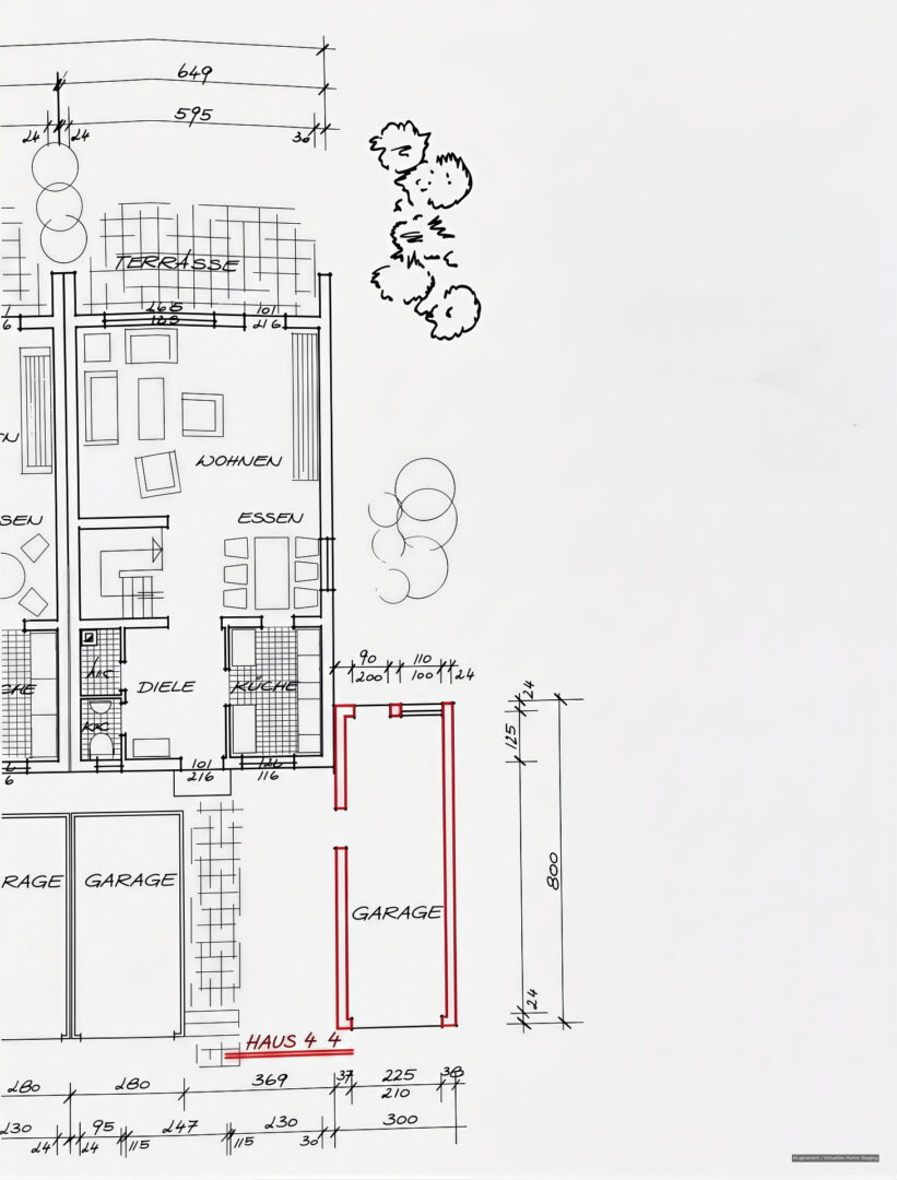 Grundriss | Garage und EG