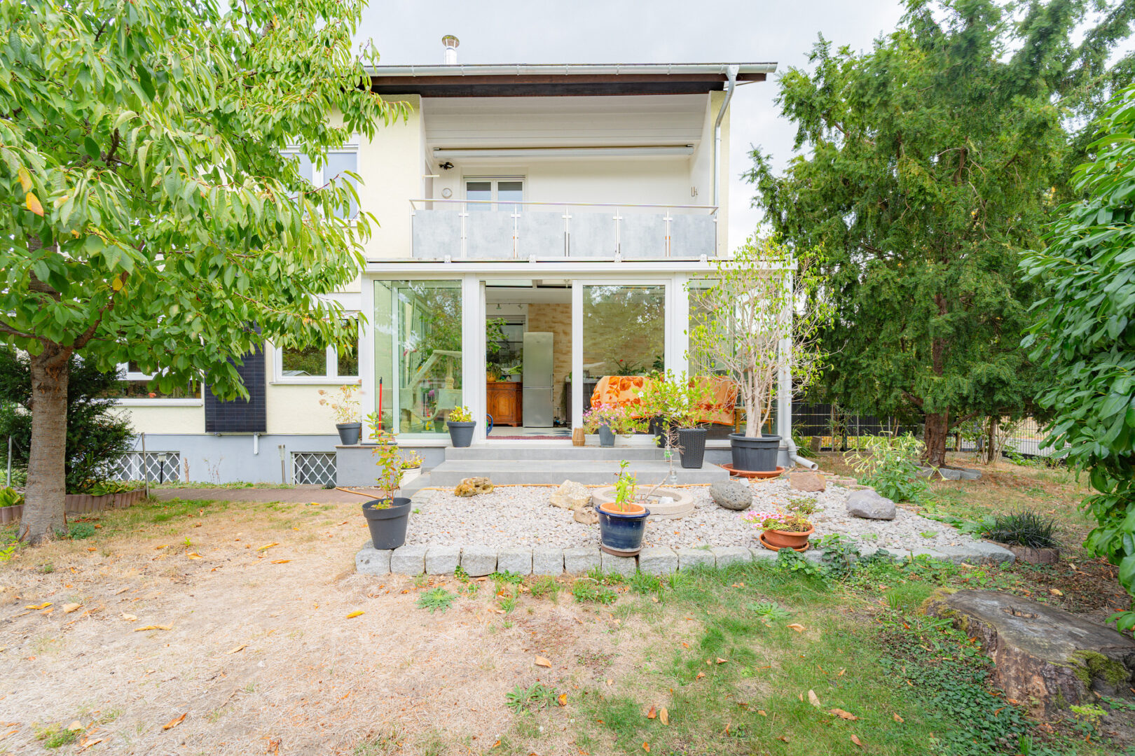 Blick zum Wintergarten